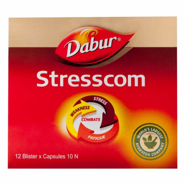 Stresscom Ashwagandha Capsules - 120 Count for Stress Relief - Image 2
