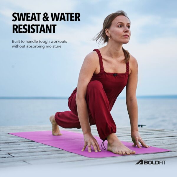Comfortable Anti-Slip Yoga Mat for Home Gym - 5mm Thick - Image 6