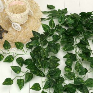 6 Feet Artificial Green Leaf Vine for Home Decor