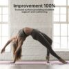 Premium TPE Yoga Mat for Home Workout - 72x24 inches, Anti-Slip