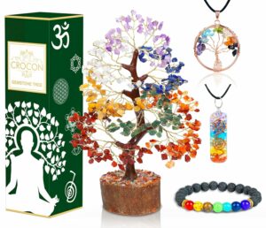 Seven Chakra Tree of Life - Crystal Tree for Positive Energy