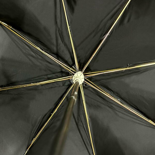 23 Inch Black Automatic Windproof Umbrella - Compact & Durable - Image 4