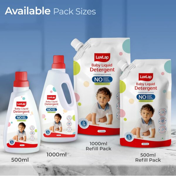 Baby Laundry Detergent Refill 1000ml - pH Balanced & Gentle - Image 6