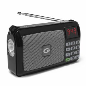 Pocket FM Portable Multimedia Speaker with Torch & 12H Playback