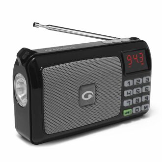 Pocket FM Portable Multimedia Speaker with Torch & 12H Playback