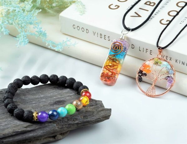 Seven Chakra Tree of Life - Crystal Tree for Positive Energy - Image 2