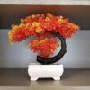Artificial Bonsai Tree Desk Decor for Home or Office