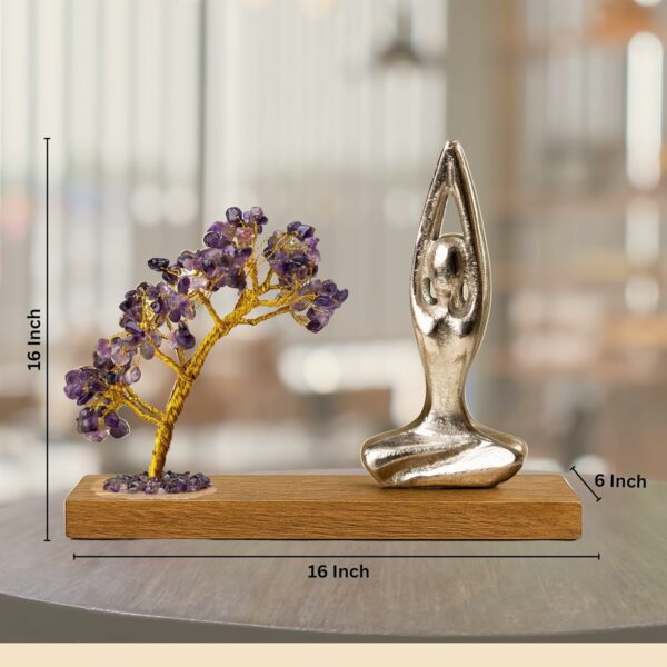 Amethyst Quartz Crystal Tree for Energy Healing & Meditation - Image 3
