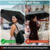 Ultra-Light UPF50+ UV Protection Compact Umbrella - 38 Inch