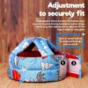 Adjustable Baby Safety Helmet for Infants & Toddlers - Cushioned Headguard