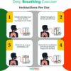 Respiratory 3 Ball Lung Exerciser Spirometer - Pack of 1