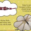 3 Fold Automatic Open Umbrella - UV Protection - Maroon