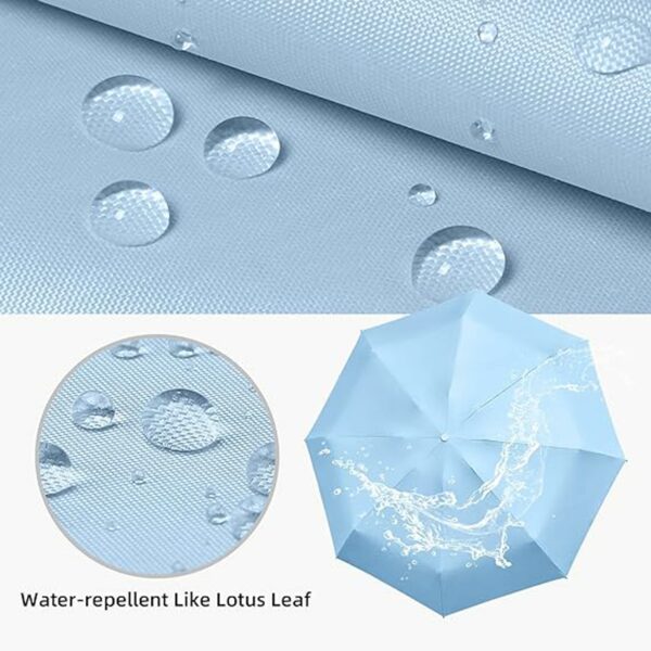Compact Travel Umbrella - Lightweight, Windproof & UV Protection - Image 4