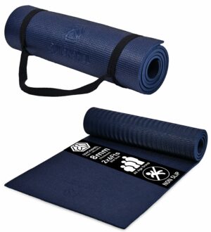 Extra Thick 8mm Yoga Mat - Non-Slip, Eco-Friendly, Lightweight