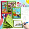 Water Marker Magic Book Set for Kids - 4 Themes, Reusable, Mess-Free Art