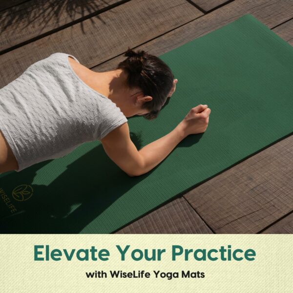 Extra Thick 8MM TPE Yoga Mat with Strap - Non-Slip & Durable - Image 5