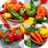 16-Piece Artificial Vegetables Set for Home Decoration