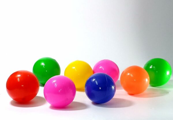 50 Pcs 8 cm Multi Colour Soft Plastic Pool Balls for Kids - Image 3