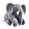 Big Size Elephant Plush Soft Toy for Kids - 60 cm Grey