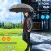 280T High-Density Fabric 54 Inch Auto Open Golf Umbrella - Windproof & Waterproof