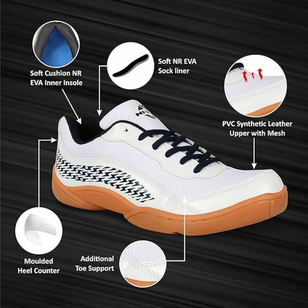 Men's Badminton Shoes - Nivia Flash 2.0 for All Court Sports - Image 2