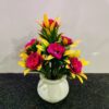 Artificial Flower Set of 4 - Durable Faux Plants for Home & Office Decor