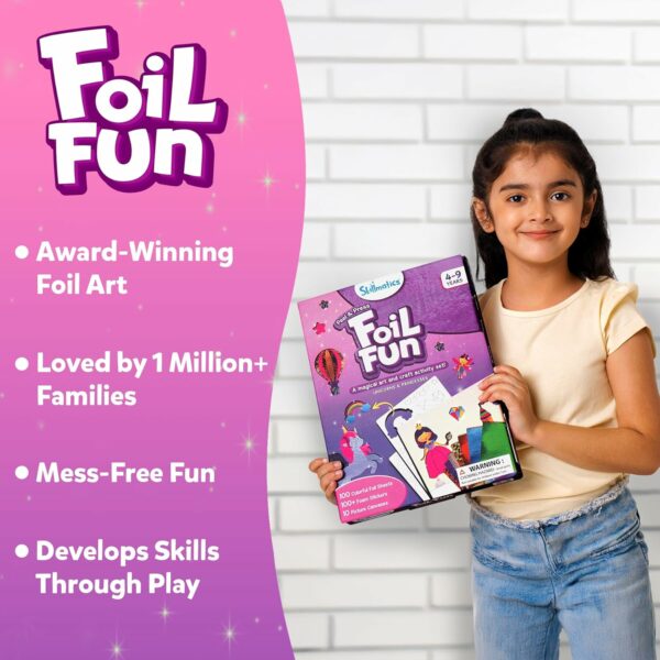 Foil Fun Craft Kit - Unicorns & Princesses for Kids 4-9 - Image 2