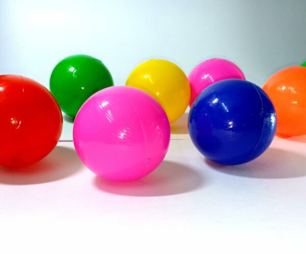50 Pcs 8 cm Multi Colour Soft Plastic Pool Balls for Kids - Image 4