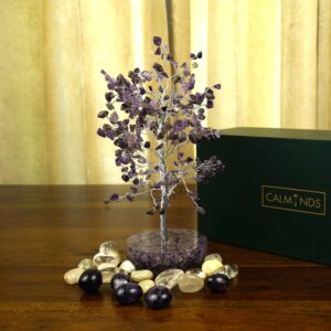 Amethyst Crystal Tree ? Reiki Charged Feng Shui for Healing & Growth (25cm)