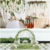 12 Pack White Artificial Wisteria Vine Hanging Garland