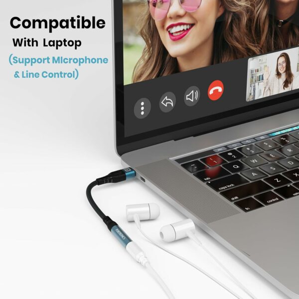 Type C to 3.5mm Audio Jack Adapter with DAC for USB-C Phones - Image 5