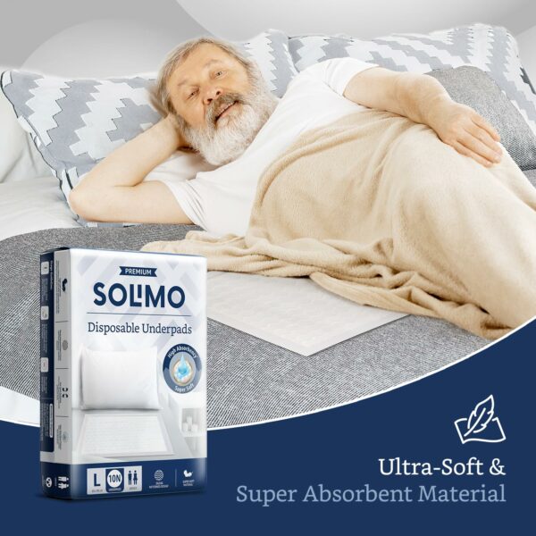 Premium Disposable Underpads - Large Size, 10 Count, High Absorbency - Image 3