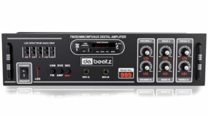 Professional 500W PA Amplifier with Bluetooth & Multiple Inputs