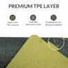 8mm Eco-Friendly Anti-Slip Yoga Mat with Carry Bag - Army + Lemon