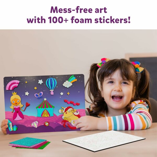 Foil Fun Craft Kit - Unicorns & Princesses for Kids 4-9 - Image 4