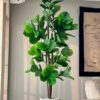 Artificial Fiddle Bliss Plant - 6 Feet - Realistic Indoor D?cor