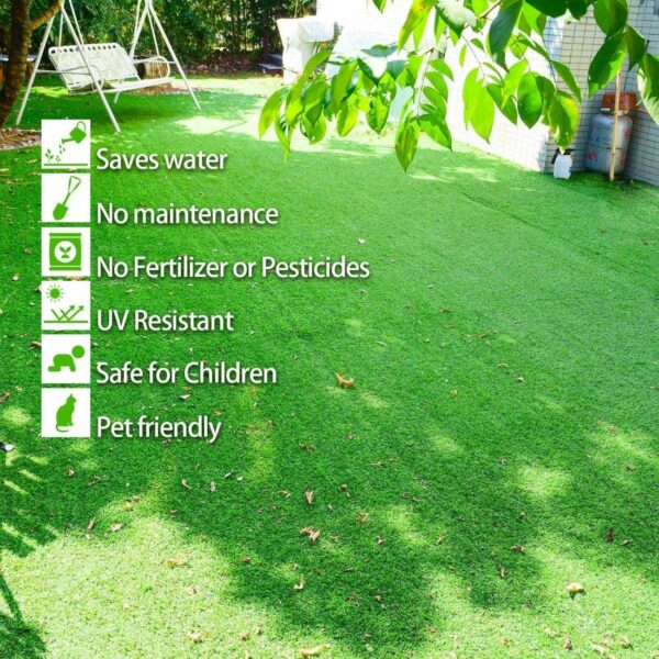 High Density Artificial Grass Carpet for Indoor & Outdoor Use - 5x8 Feet - Image 2