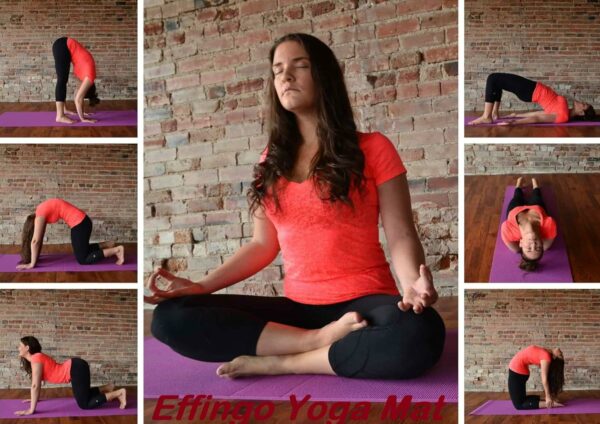 4MM Non-Skid Yoga Mat with Carry Strap - Comfortable & Durable - Image 5