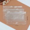 Pack of 25 Multipurpose Zip Lock Pouches for Storage & Travel - 5x7 Inch