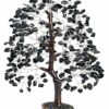 Black Tourmaline Gemstone Tree of Life - Handmade Feng Shui Decor