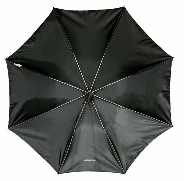 23 Inch Black Automatic Windproof Umbrella - Compact & Durable - Image 3