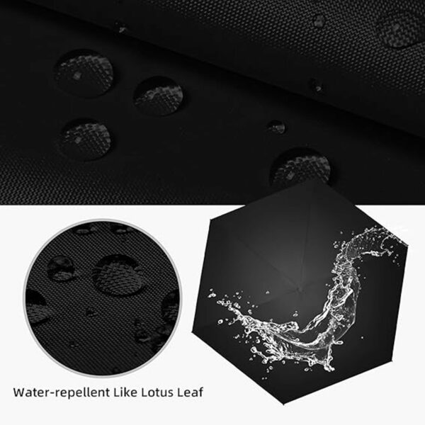 Compact Travel Umbrella - Lightweight, Windproof & UV Protection - Image 3
