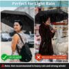 Compact 5-Fold Travel Umbrella for All Weather - UPF 50+