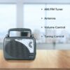 Portable Radio with MW/SW/FM Bands & Telescopic Aerial