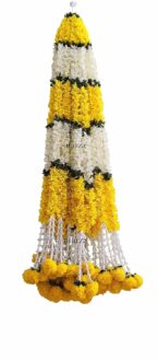 Artificial Flower Garland Toran for Home Decoration - 4 Pieces, 5 Feet