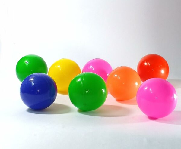 50 Pcs 8 cm Multi Colour Soft Plastic Pool Balls for Kids - Image 5