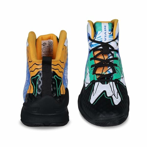 Men's Street Art Basketball Shoes with Comfort Features - Image 5
