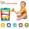 5-Tier Ball Ramp Tower with 3 Spinning Activity Balls for Toddlers