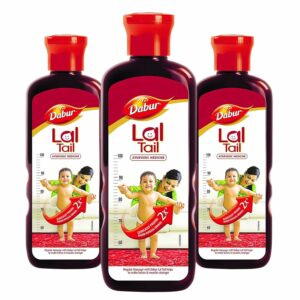 Ayurvedic Baby Massage Oil - 600ml Pack of 3 for Growth