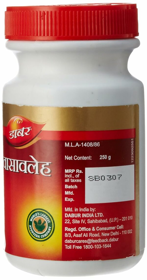 Dabur Vasavaleha - Ayurvedic Remedy for Breathlessness - 250 Gm - Image 3